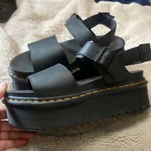 Dr. Martens Black Platform Sandals